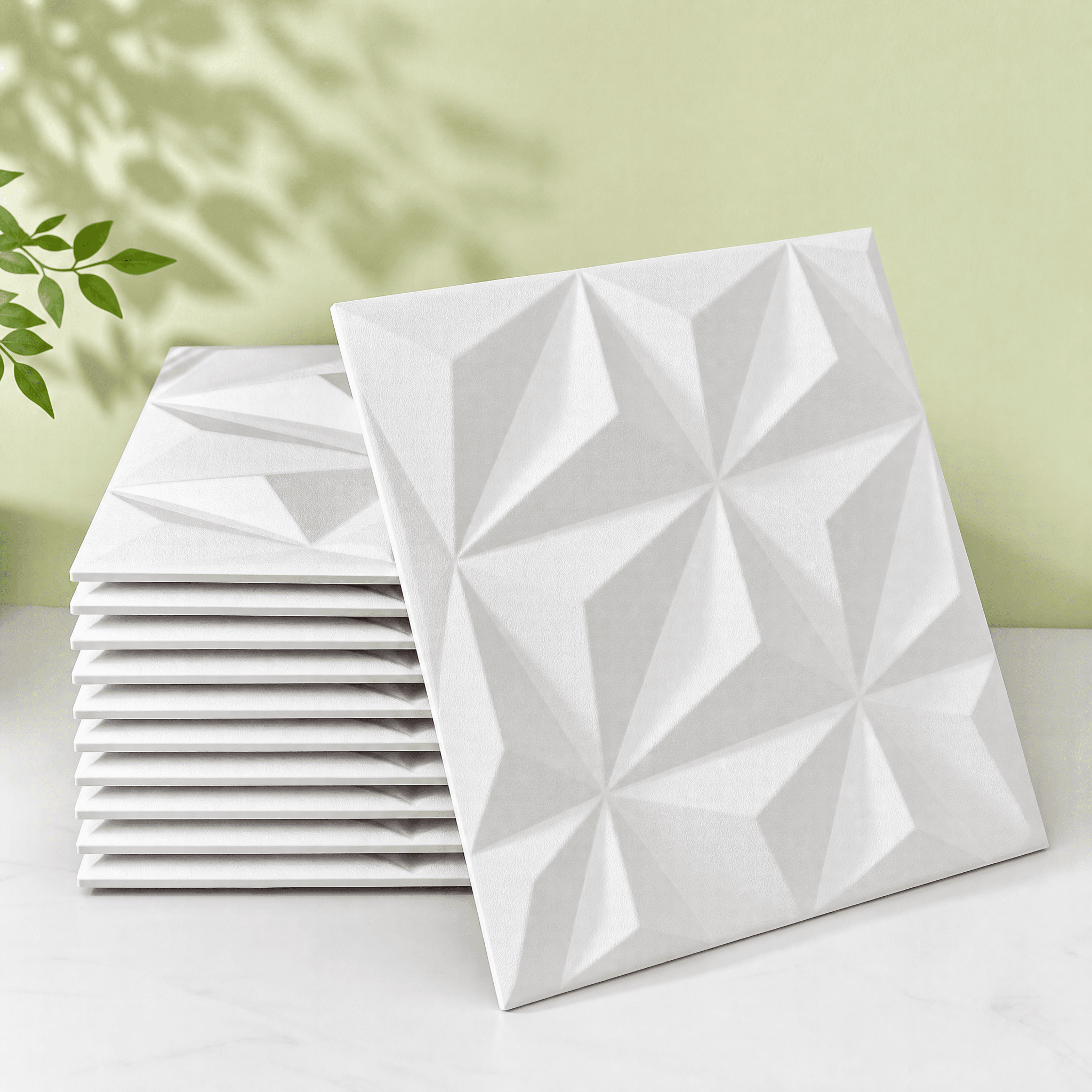 Textured Geometric Panel 8-Pack
