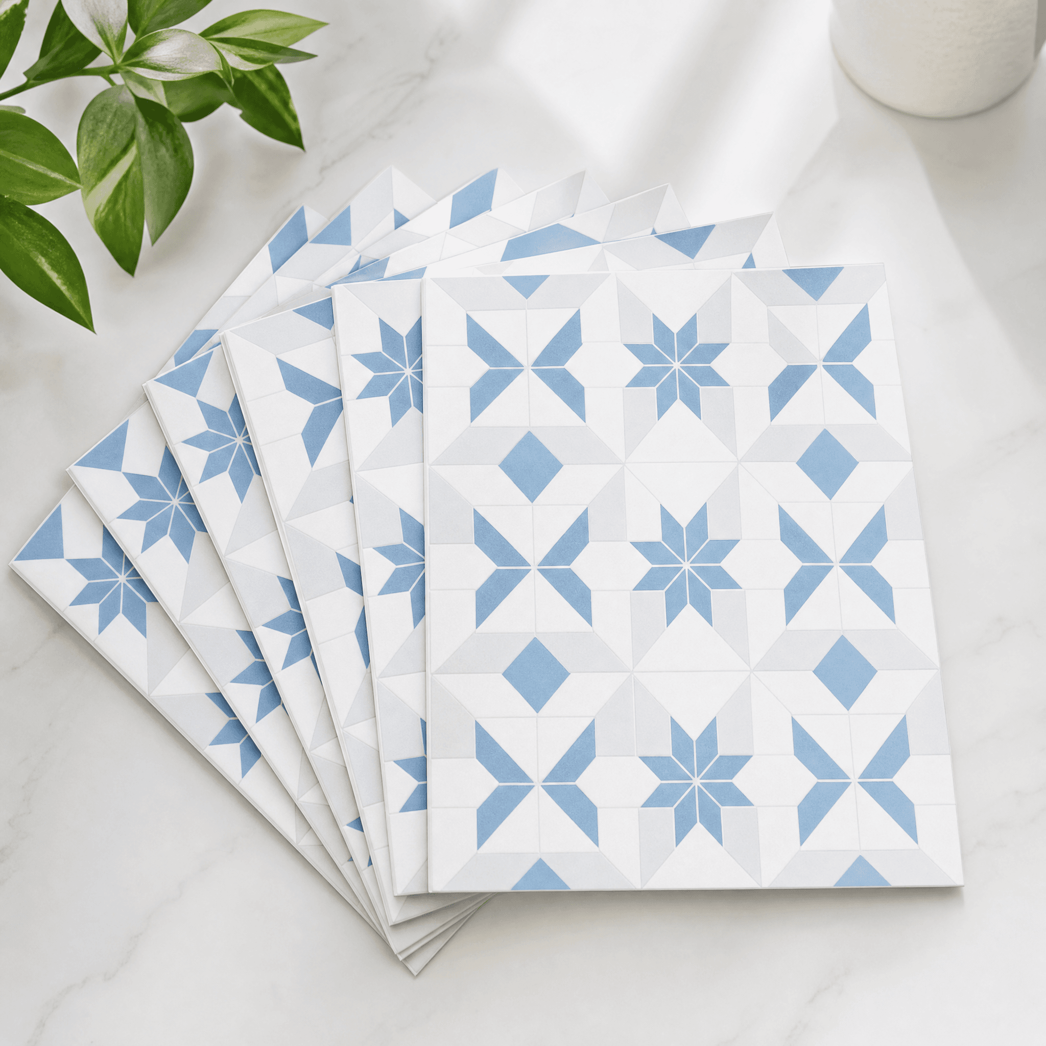 Tile-Look Peel Sticker Set